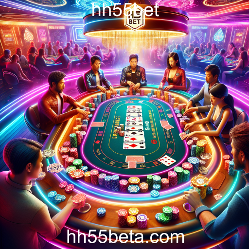 Descubra o Mundo do Poker em hh55bet